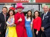 Mike Gleeson, Gleeson’s Spar, Myles Breen, Lola, Richard Lynch, Gascraic, Leanne Moore, Belle, Sinead Hope, UCH and Barry Doyle, Regional Manager, BWG at UCH Panto Beauty And The Beast. Picture Sean Curtin True Media.