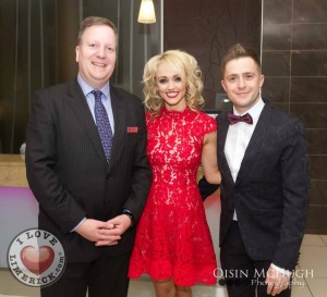 Manager at The Strand Limerick Sean Lally, Leanne Moor and George McMahon