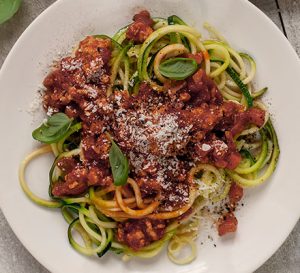 courgetti-bolognese