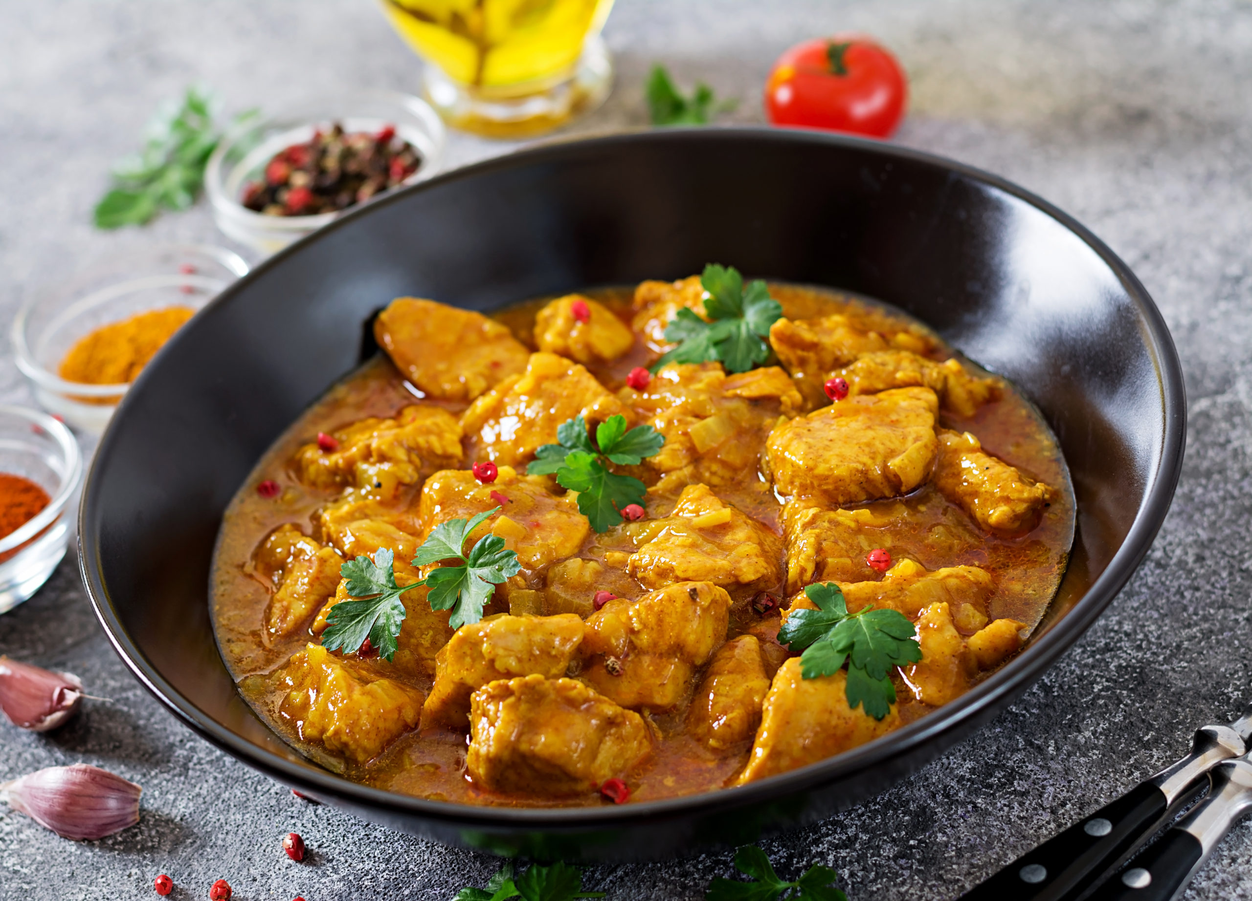 SWEET POTATO & CHICKEN CURRY